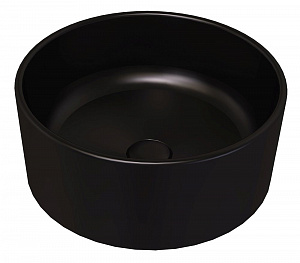 Купить bien harmony 40 hrlg04001fd0b7000 раковина на столешницу  круглая , цвет черный матовый в интернет-магазине santehplatinum.ru
