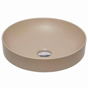 Купить bewash alster 40 86401073 раковина круглая на столешницу без отверстия под смеситель,латте (бежевый) в интернет-магазине santehplatinum.ru
