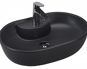 Купить bewash bogen 60 88611180 раковина на столешницу с отвертием под смеситель, антрацит в интернет-магазине santehplatinum.ru beWash Bogen 60 88611180 Раковина на столешницу с отвертием под смеситель, антрацит