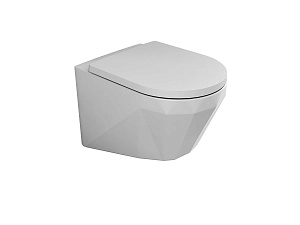 Купить bien moly mlka052n1vp1w3000 унитаз подвесной безободковый с биде с сиденьем микролифт, цвет белый в интернет-магазине santehplatinum.ru