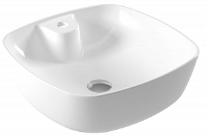 Купить serel 46 3016 washbasin раковина с антибактериалым покрытием, цвет белый   в интернет-магазине santehplatinum.ru