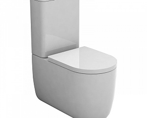 Bien VOKHA MDKD063N1VP1W5SZ0 Унитаз напольный безободковый с биде с сиденьем микролифт,цвет белый