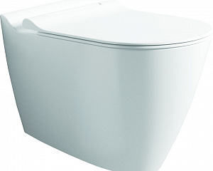 Bien MINERAL MNKA052N1VP0W3000 Унитаз подвесной безободковый  с сиденьем микролифт Slim,цвет белый